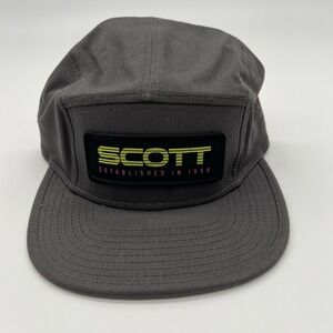 SCOTT ADJUSTABLE 5‎ PANELS  CYCLIST HAT "RARE"